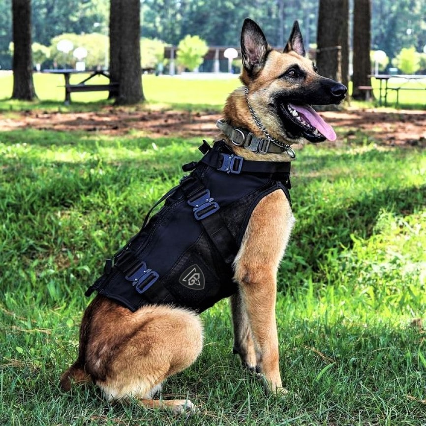 k9 Dog Tactical Vest With Handle and Patches Panel. Delivery 2 - 4